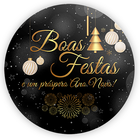 Capa Mini Painel Sublimado - Ano Novo