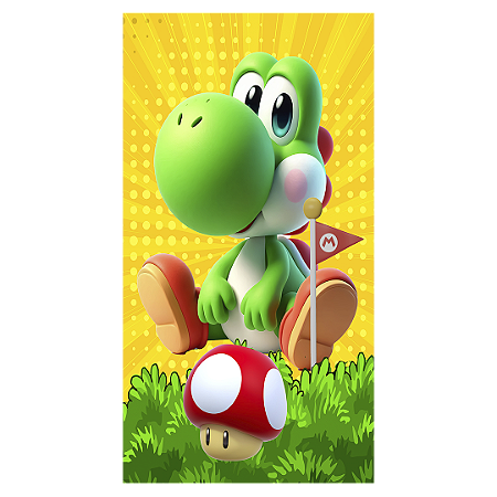 Capa Faixa Lateral Sublimado - Super Mario