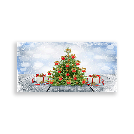 Capa Painel Retangular Sublimado - Natal