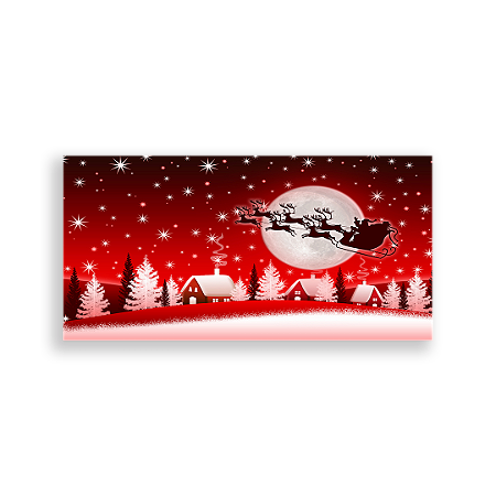 Capa Painel Retangular Sublimado - Natal