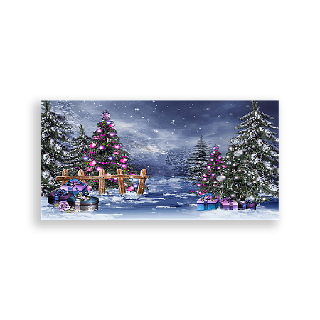 Capa Painel Retangular Sublimado - Natal