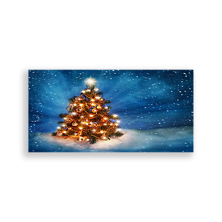 Capa Painel Retangular Sublimado - Natal