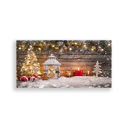 Capa Painel Retangular Sublimado - Natal