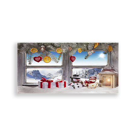 Capa Painel Retangular Sublimado - Natal