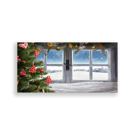 Capa Painel Retangular Sublimado - Natal