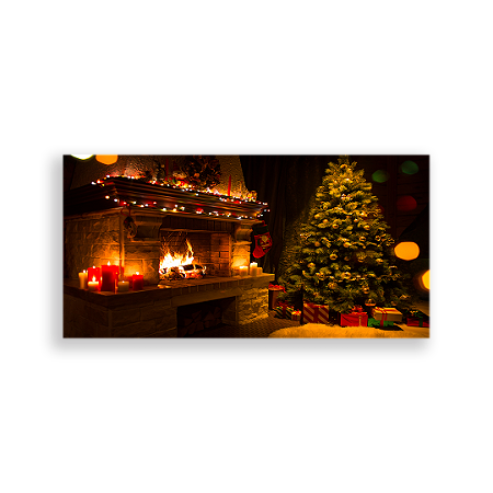 Capa Painel Retangular Sublimado - Natal