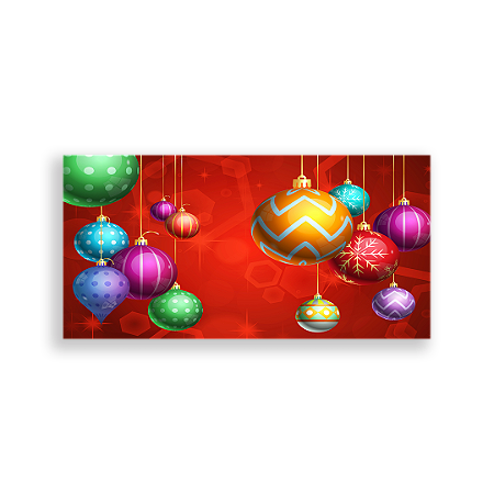 Capa Painel Retangular Sublimado - Natal