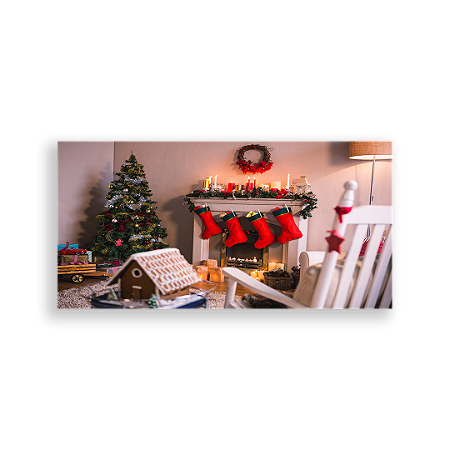 Capa Painel Retangular Sublimado - Natal