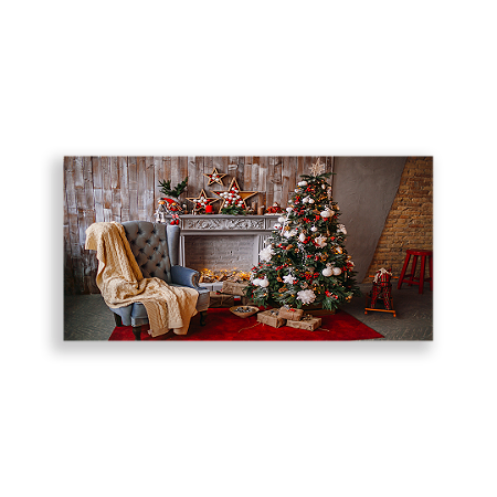 Capa Painel Retangular Sublimado - Natal