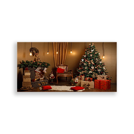 Capa Painel Retangular Sublimado - Natal