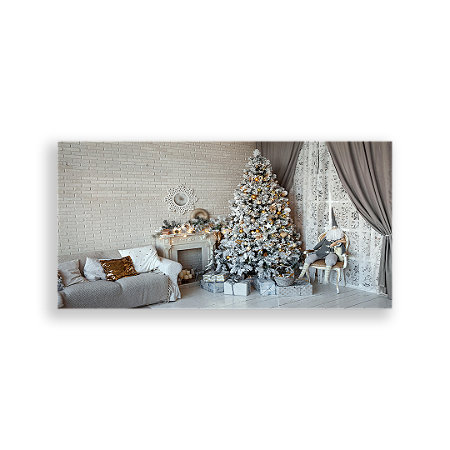 Capa Painel Retangular Sublimado - Natal