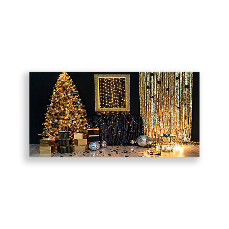 Capa Painel Retangular Sublimado - Natal