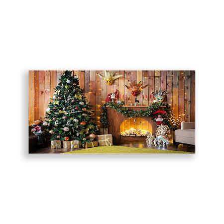 Capa Painel Retangular Sublimado - Natal