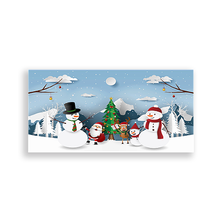 Capa Painel Retangular Sublimado - Natal