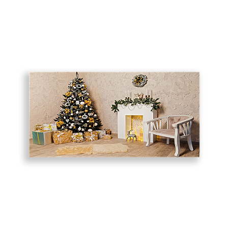 Capa Painel Retangular Sublimado - Natal