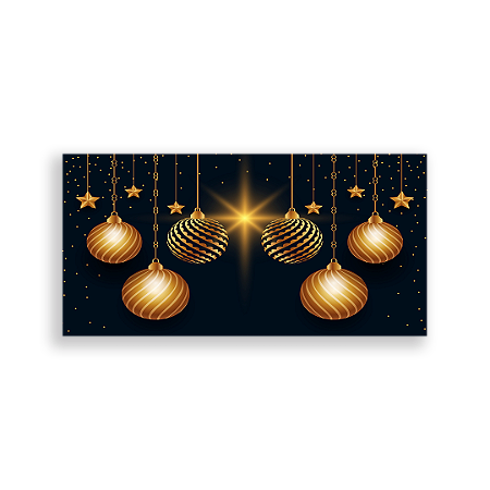 Capa Painel Retangular Sublimado - Natal