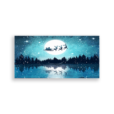 Capa Painel Retangular Sublimado - Natal