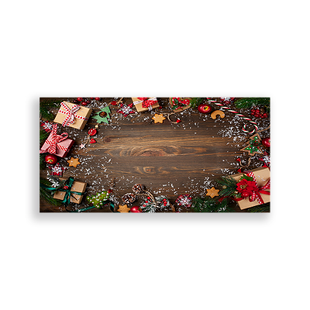 Capa Painel Retangular Sublimado - Natal