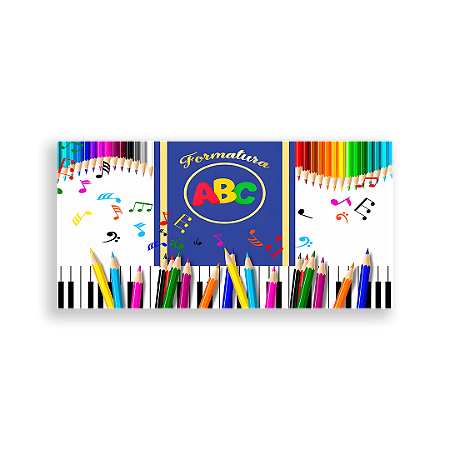 Capa Painel Retangular Sublimado - Formatura