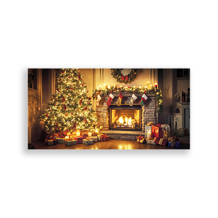 Capa Painel Retangular Sublimado - Natal