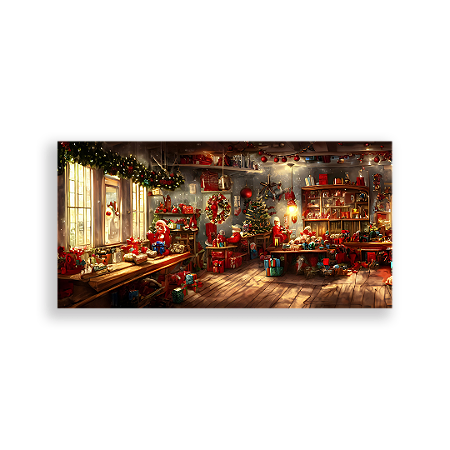 Capa Painel Retangular Sublimado - Natal