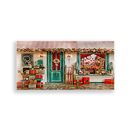 Capa Painel Retangular Sublimado - Natal