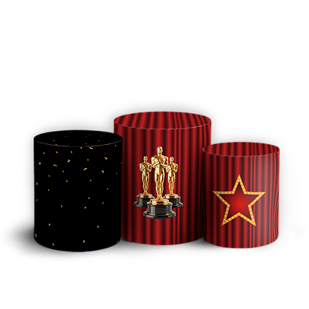 Capas Trio Cilindro Sublimado Vest Facil - Hollywood