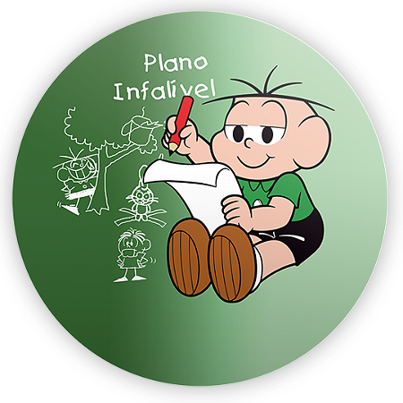 Capa Mini Painel Sublimado - Cebolinha Turma da Monica