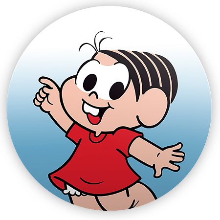 Capa Mini Painel Sublimado - Monica Turma da Monica