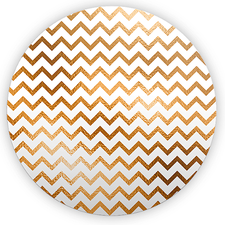 Capa Painel Redondo Sublimado - Fundo Chevron Zig Zag