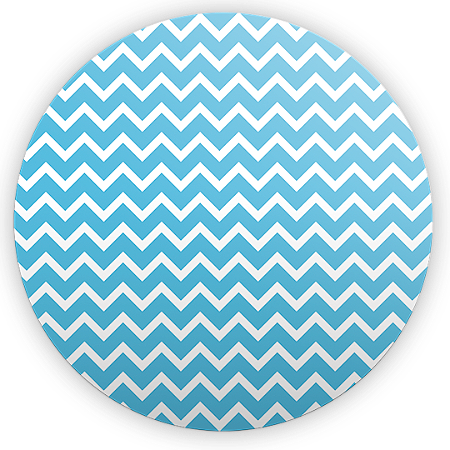 Capa Painel Redondo Sublimado - Fundo Chevron Zig Zag