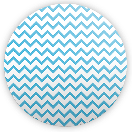 Capa Painel Redondo Sublimado - Fundo Chevron Zig Zag