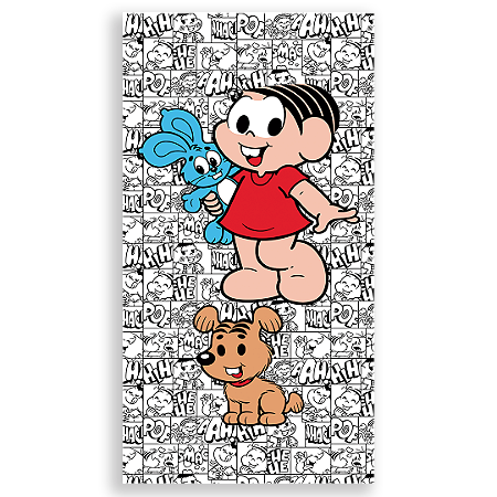 Capa Faixa Lateral Sublimado - Monica Turma da Monica