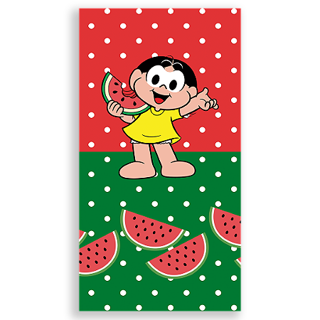 Capa Faixa Lateral Sublimado - Magali Turma da Monica