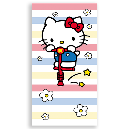 Capa Faixa Lateral Sublimado - Hello Kitty