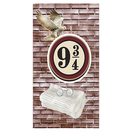 Capa Faixa Lateral Sublimado - Harry Potter