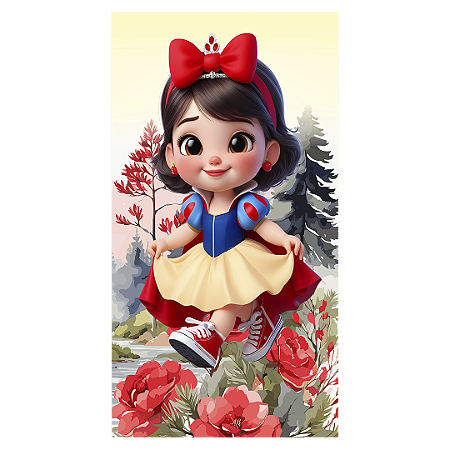 Capa Faixa Lateral Sublimado - Branca De Neve