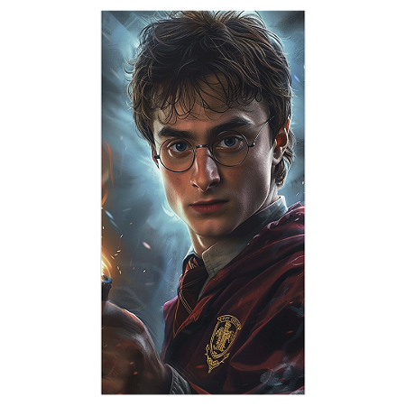 Capa Faixa Lateral Sublimado - Harry Potter