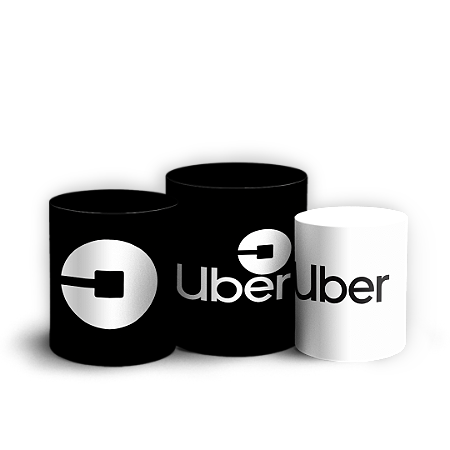 Capas Trio Cilindro Sublimado Vest Facil - Aplicativo Uber