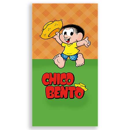 Capa Faixa Lateral Sublimado - Chico Bento Turma Da Monica
