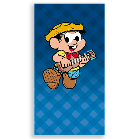 Capa Faixa Lateral Sublimado - Chico Bento Turma Da Monica