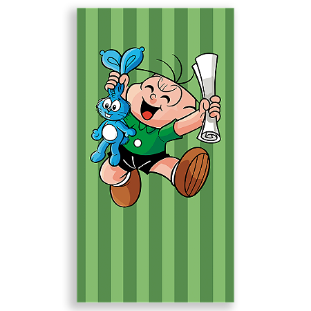 Capa Faixa Lateral Sublimado - Cebolinha Turma da Monica