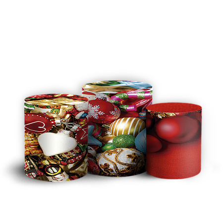 Capas Trio Cilindro Sublimado Vest Facil - Natal