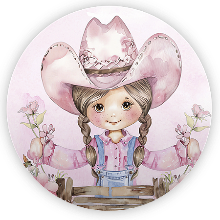 Capa Mini Painel Sublimado - Fazendinha