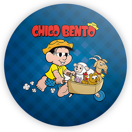 Capa Mini Painel Sublimado - Chico Bento Turma Da Monica