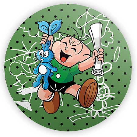 Capa Mini Painel Sublimado - Cebolinha Turma da Monica