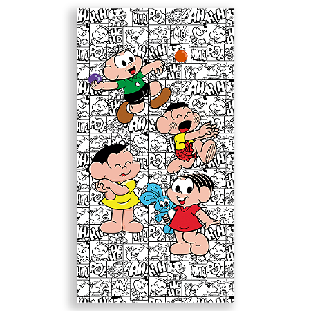 Capa Faixa Lateral Sublimado - Turma da Monica