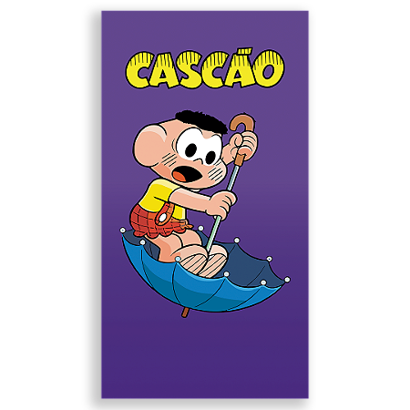 Capa Faixa Lateral Sublimado - Cascão Turma da Monica