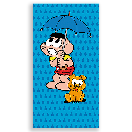 Capa Faixa Lateral Sublimado - Cascão Turma da Monica