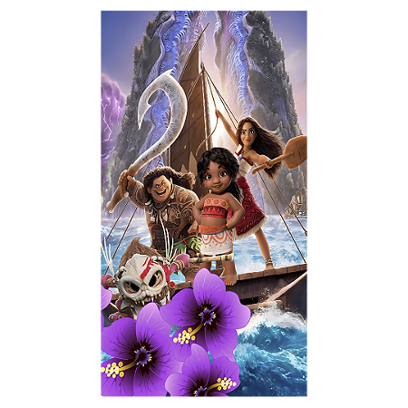 Capa Faixa Lateral Sublimado - Moana